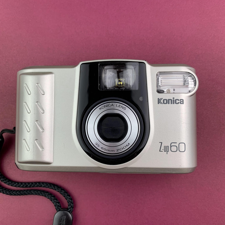 KONICA コンパクト フィルムカメラ Konica Z-up 60 シルバー Konica Z-Up 60 - Camera – Kamerastore
