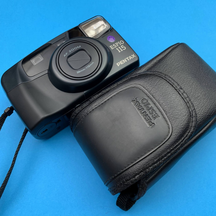 【動作確認済】 Pentax ESPIO 115 F0731-20ID p PENTAX - 【動作確認済】 PENTAX ESPIO 115の通販 by ブルー