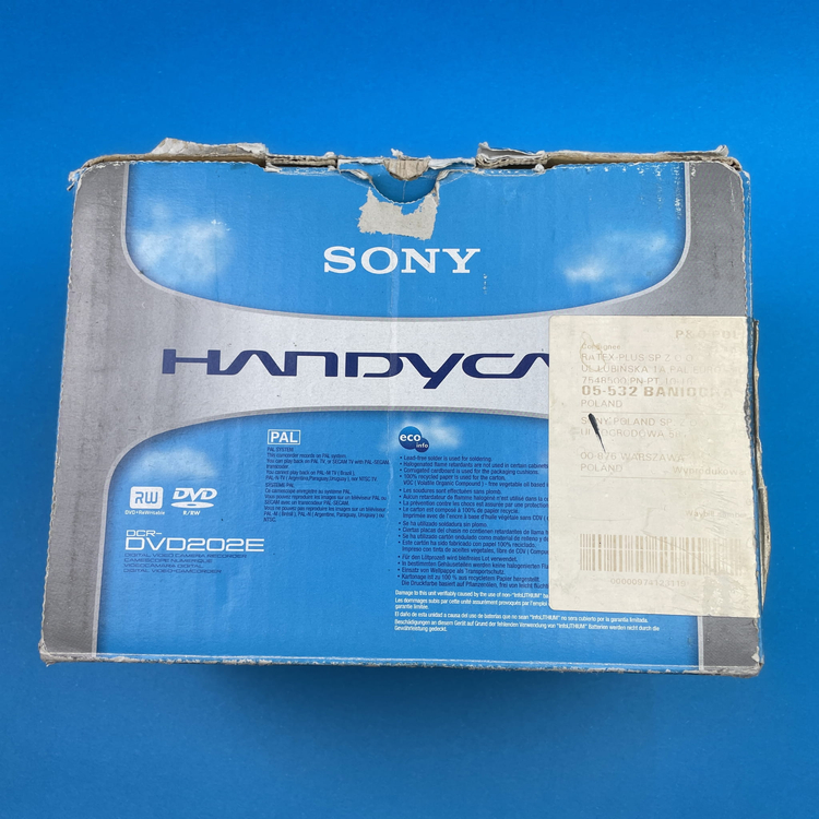Kamera na płytki Sony Handycam DCR-DVD202E