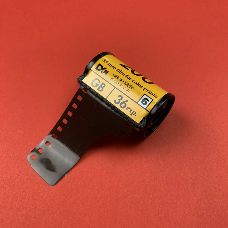 Klisza eksperymentalna Kodak Gold 200/36 exp.