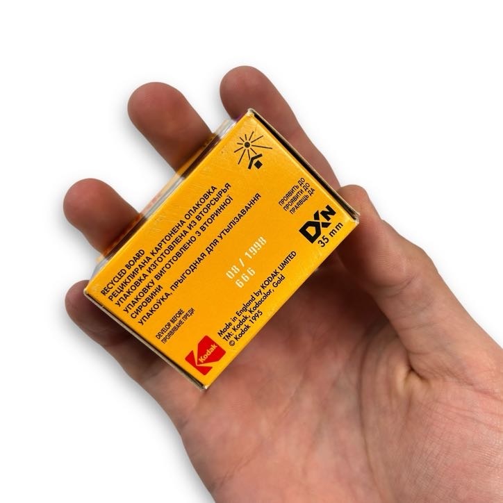 Przeterminowana Klisza Kodak GOLD 200/36