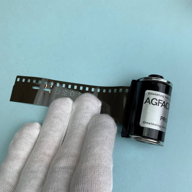 Klisza eksperymentalna AGFAchrome 50L 135/36 exp.