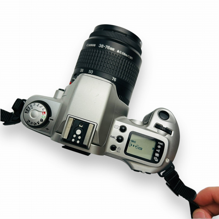 Aparat analogowy lustrzanka Canon Eos 500n 38-76mm