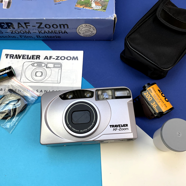 Traveler Af-zoom + klisza kodak