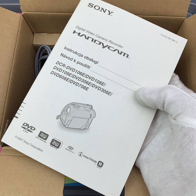 Kamera na płytki CD Sony DCR-DVD 106