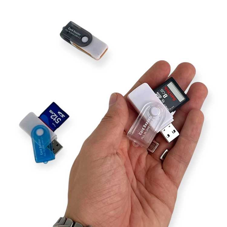Czytnik kart pamięci Pendrive do TWOJEGO aparatu/kamery (SD, microSD)