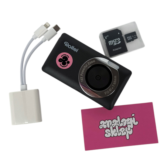 Zestaw Aparat cyfrowy Rollei Compactline Pocket