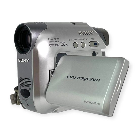 Kamera Sony Handycam DCR-HC17E